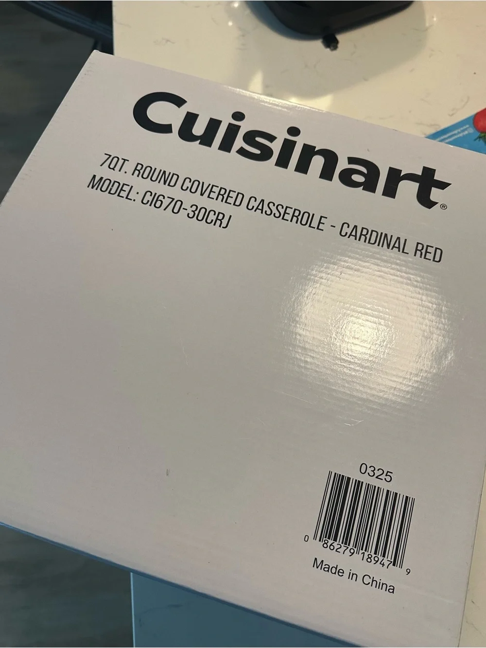 Cuisinart Cardinal Red Enameled Cast Iron Dutch Oven with Lid